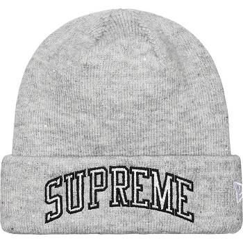 Grey Supreme New Era® Metallic Arc Beanie Hats | Supreme 483EX